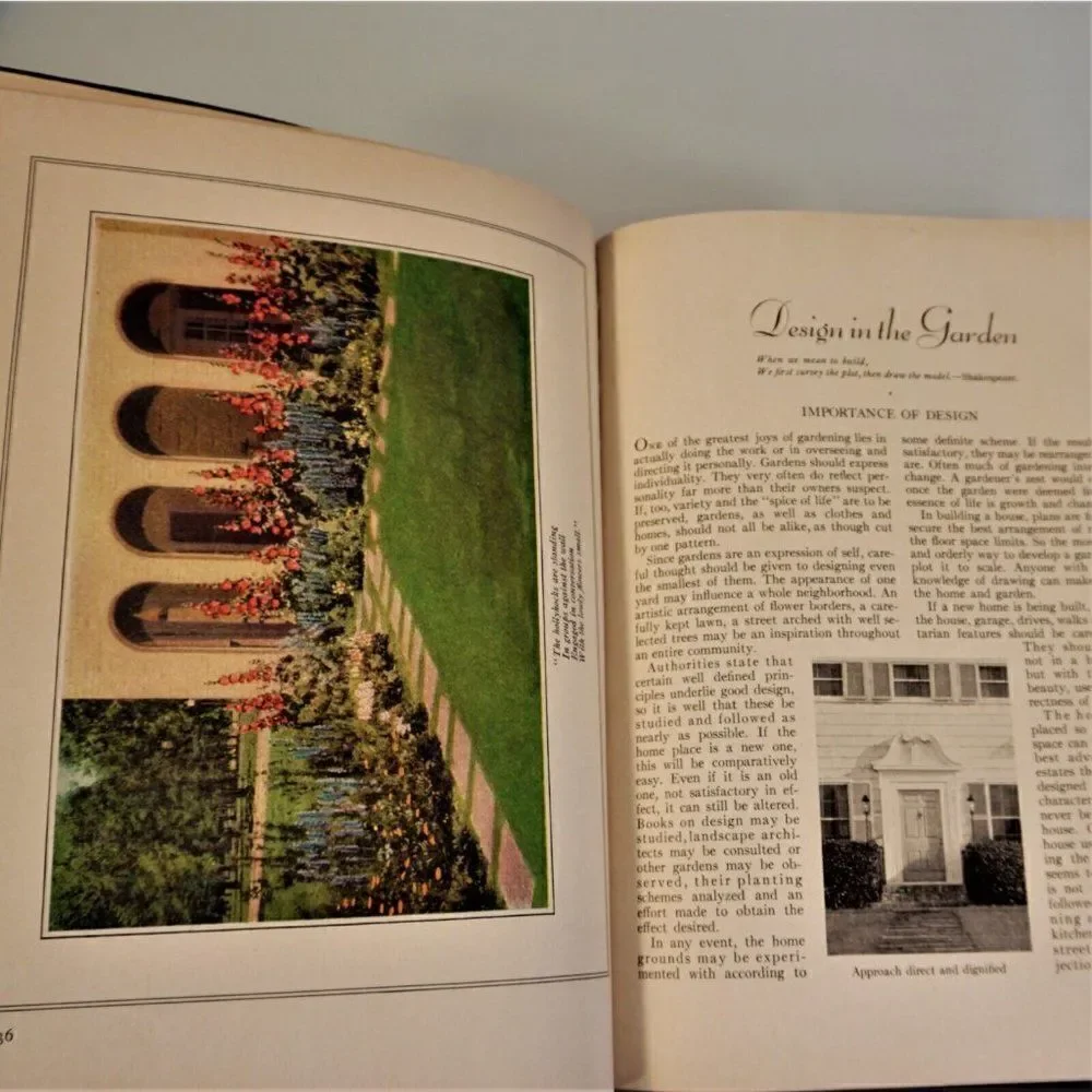 A Garden Book for Houston 1939 Vinyl Cover Forum of Civics Houston Garden Club